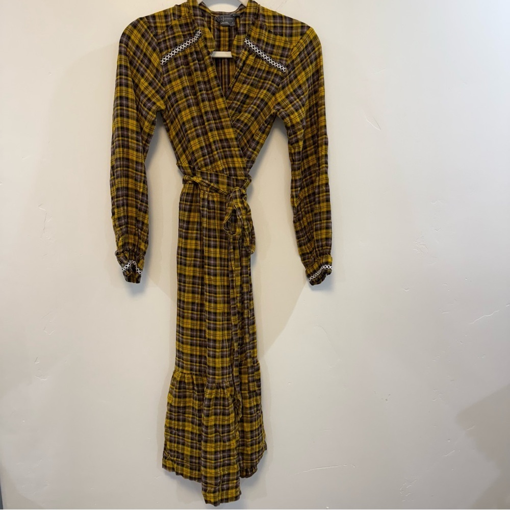 ANTHROPOLOGIE Dalton Wrap Maxi Dress sz small - Picture 3 of 12